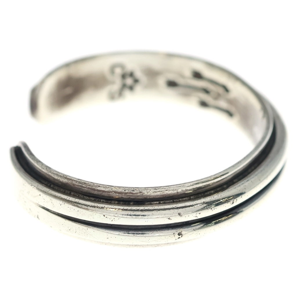 CODY SANDERSON(コディーサンダーソン) W WIRE PLAINEDGE BRACELET ダブルワイヤー バングル シルバー レディース