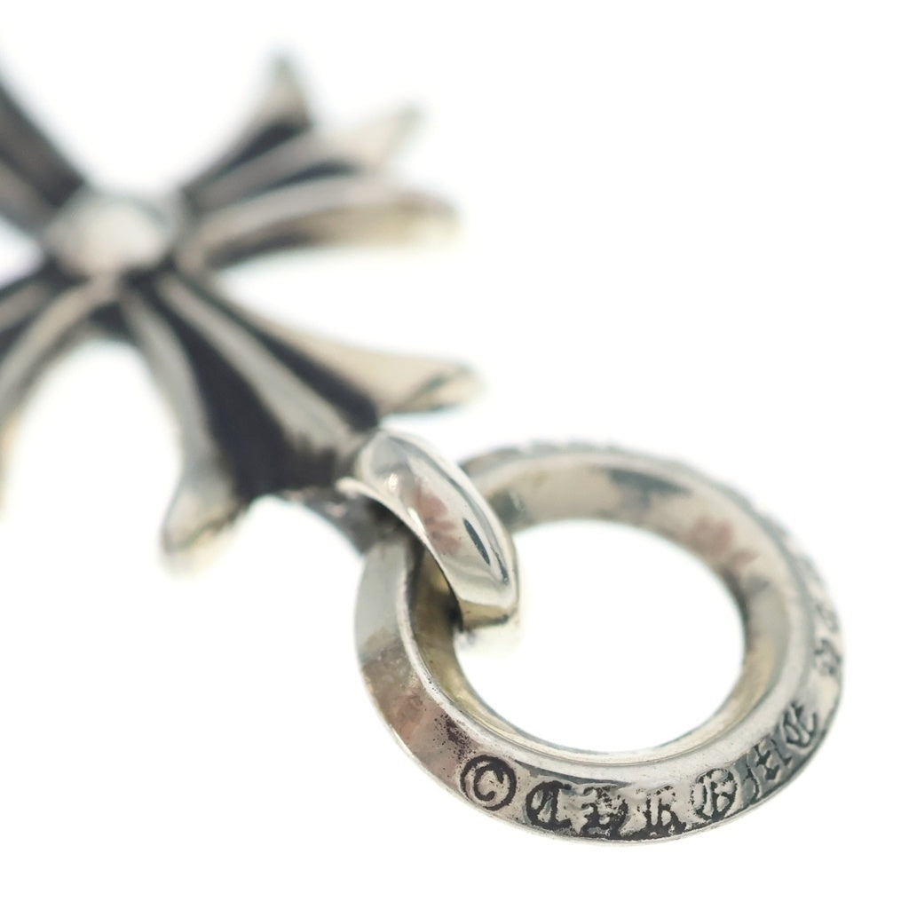 CHROME HEARTS(クロムハーツ) TINY CH CROSS タイニーCHクロス チャーム ネックレストップ シルバー BCA382
