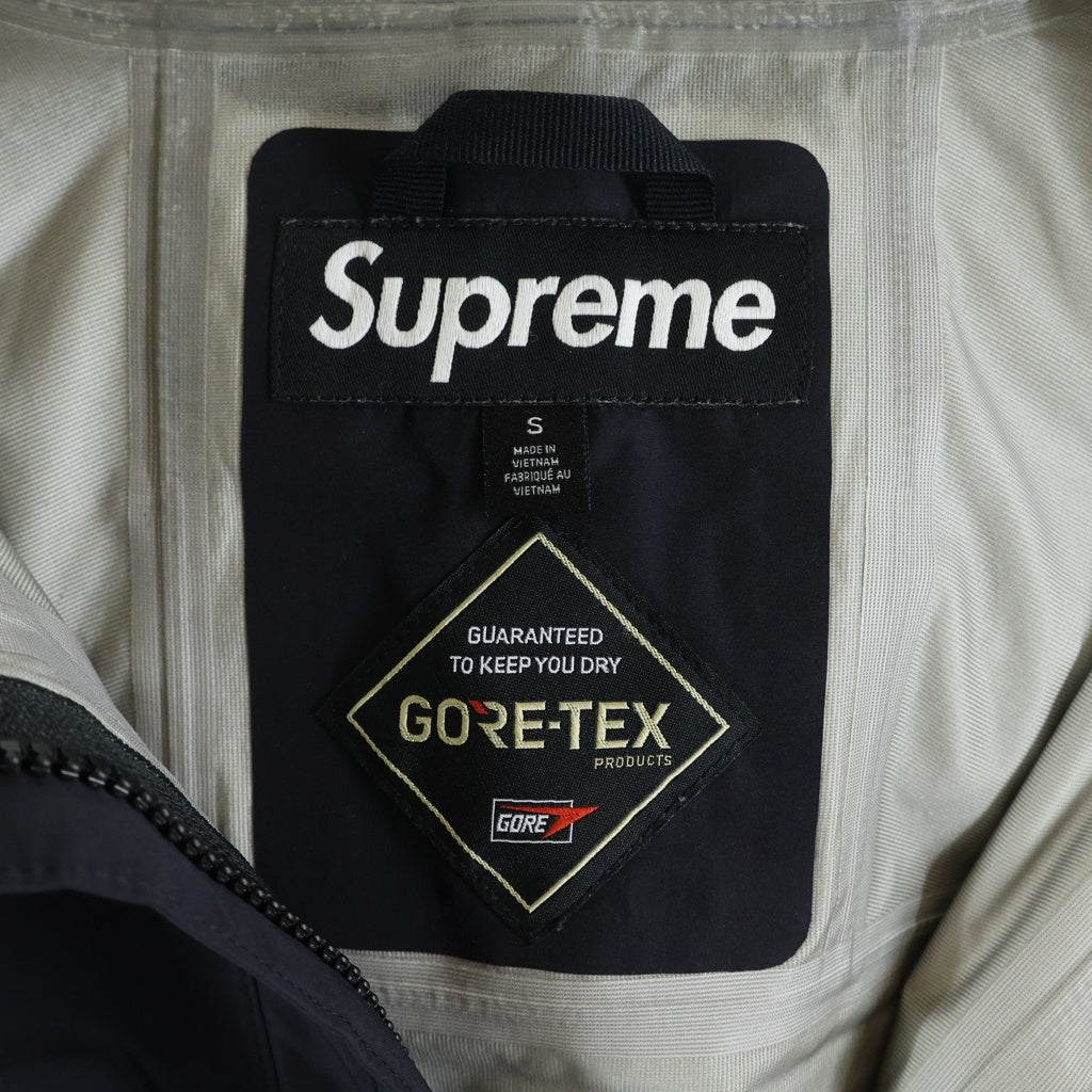 SUPREME(シュプリーム) 24AW GORE-TEX TAPED SEAM SHELL JACKET BLACK ゴアテックス テープシーム シェルジャケット ブラック