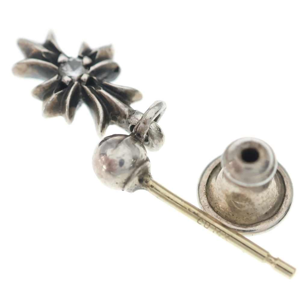 CHROME HEARTS(クロムハーツ) TNY E CH PLS DIA タイニーE CHプラス ドロップピアス 1ダイヤ シルバー BCA402