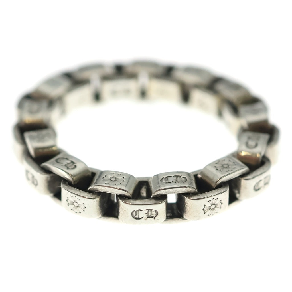 CHROME HEARTS(クロムハーツ) BOX CHAIN RING ボックスチェーンリング シルバー