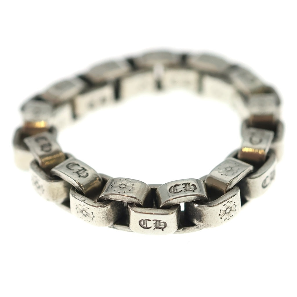 CHROME HEARTS(クロムハーツ) BOX CHAIN RING ボックスチェーンリング シルバー