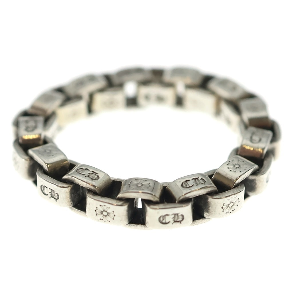CHROME HEARTS(クロムハーツ) BOX CHAIN RING ボックスチェーンリング シルバー