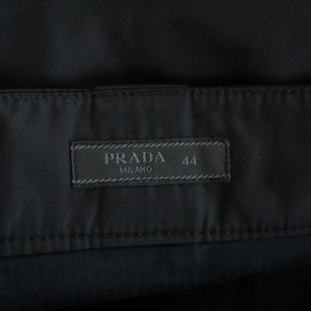 PRADA(プラダ) バミューダショーツ トライアングルロゴ ナイロン ショートパンツ ブラック
