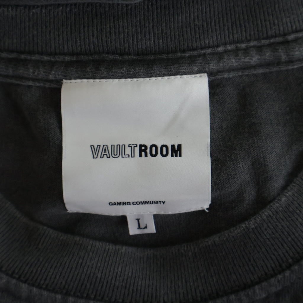 VAULTROOM(ボルトルーム) x兎田ぺこら Skull Pekora Tee Tシャツ グレー