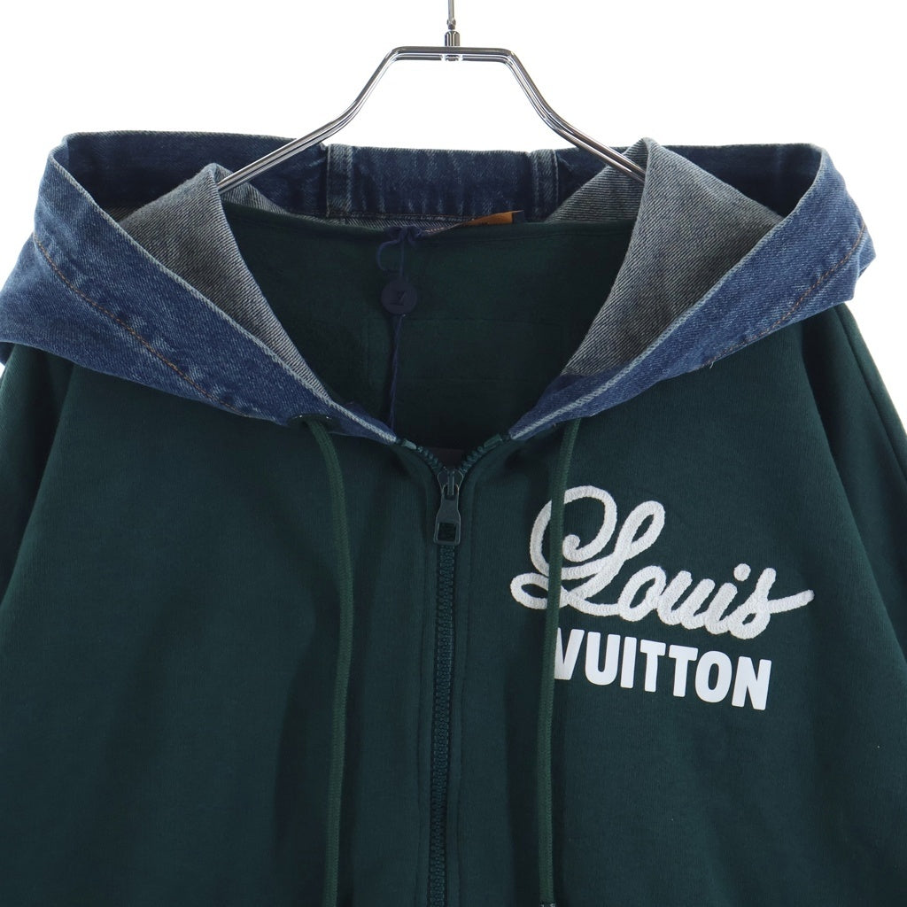 LOUIS VUITTON(ルイヴィトン) 22AW デニム切替ジップアップパーカー RM222 IHN HNY83W
