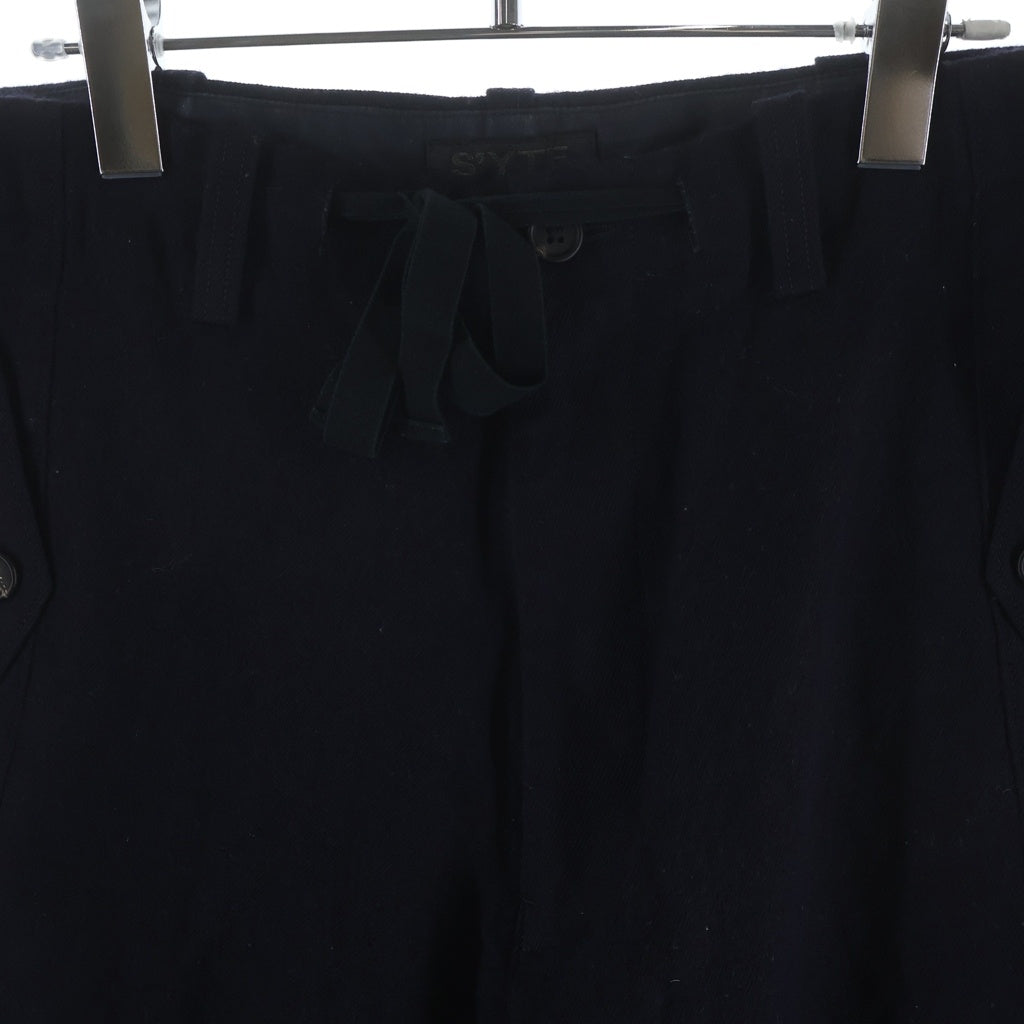 Yohji Yamamoto ヨウジヤマモト WOOL SURGE M-59 CARGO PANTS ウールサージ カーゴパンツ Yohji Yamamoto(ヨウジヤマモト) WOOL SURGE M-59 CARGO PANTS ウール