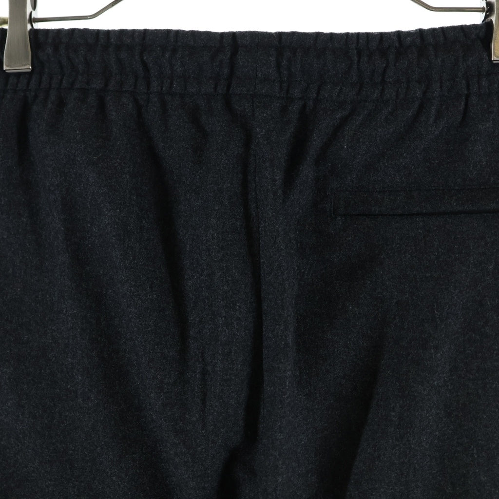 LOEWE(ロエベ) TRACKSUIT TROUSERS トラックスーツ トラウザーズ パンツ レザー切り替えし ブラック