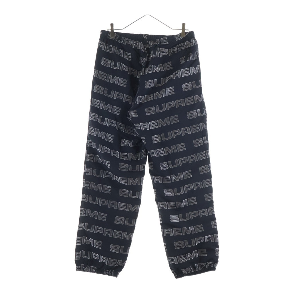 SUPREME(シュプリーム) 21AW Logo Ripstop Track Pant ロゴ リップストップ トラックパンツ ブラック