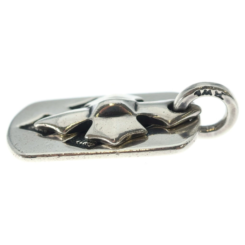 Bill Wall Leather/BWL(ビルウォールレザー) 2C CROSS DOG TAG クロス ドッグタグ ペンダントトップ シルバー