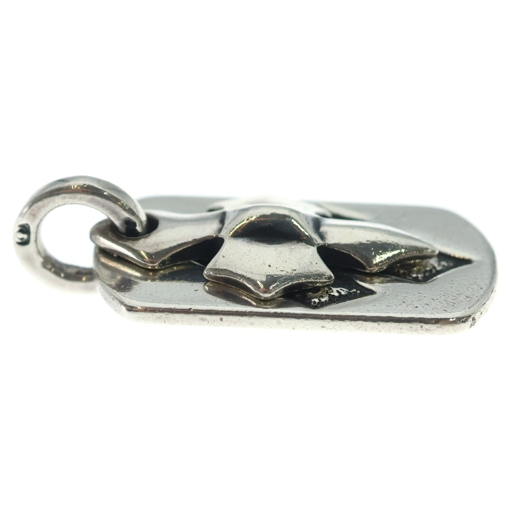 Bill Wall Leather/BWL(ビルウォールレザー) 2C CROSS DOG TAG クロス ドッグタグ ペンダントトップ シルバー