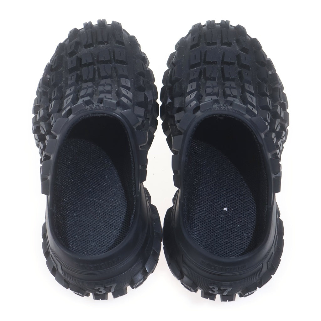 BALENCIAGA(バレンシアガ) 23SS DEFENDER CLOG ディフェンダー バウンサー ミュール サンダル 735252 37/24.5cm ブラック
