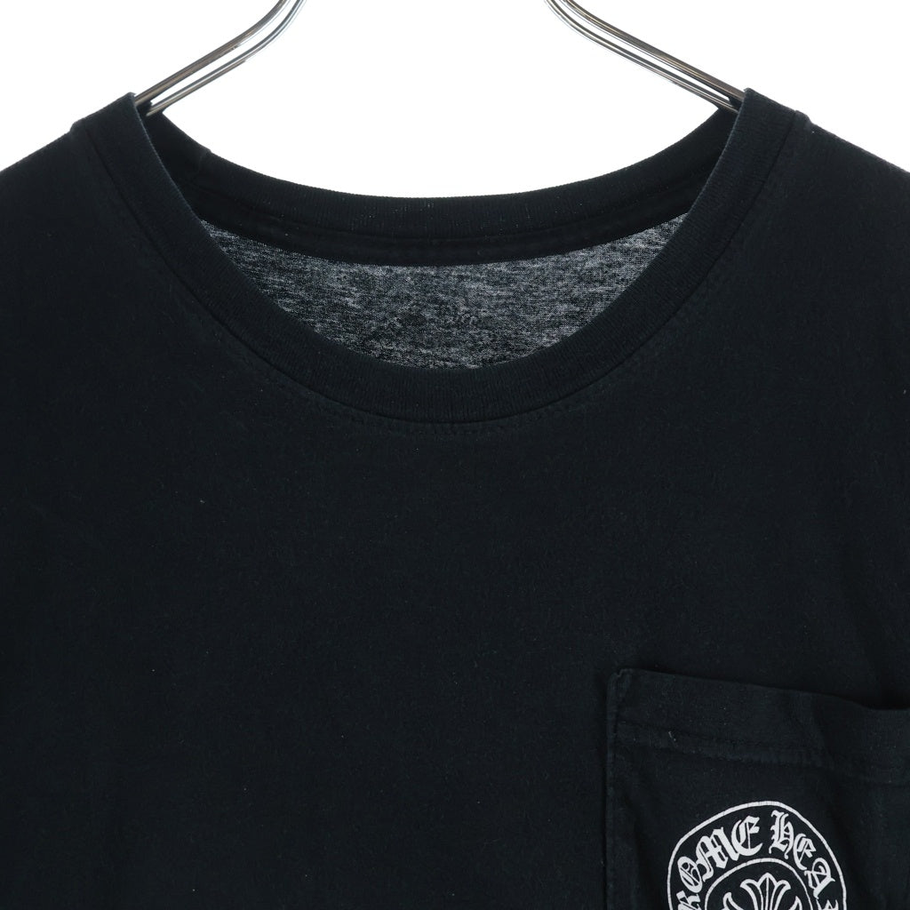 CHROME HEARTS(クロムハーツ) Honolulu Horseshoe SS Tee ホノルル限定 ホースシュー バック CHプラス クルーネック半袖Tシャツカットソー ブラック