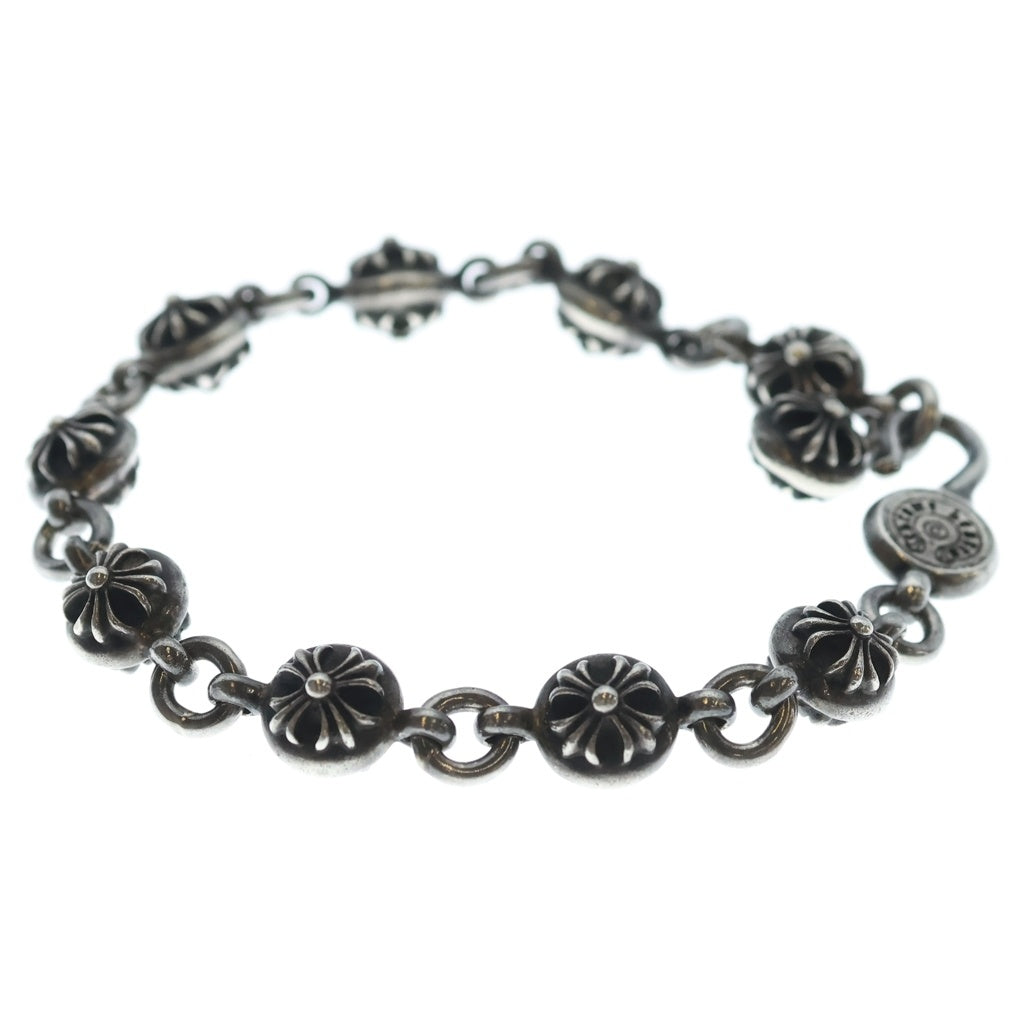 CHROME HEARTS(クロムハーツ) NO2 BALL #2クロスボールブレスレット シルバー BCA176