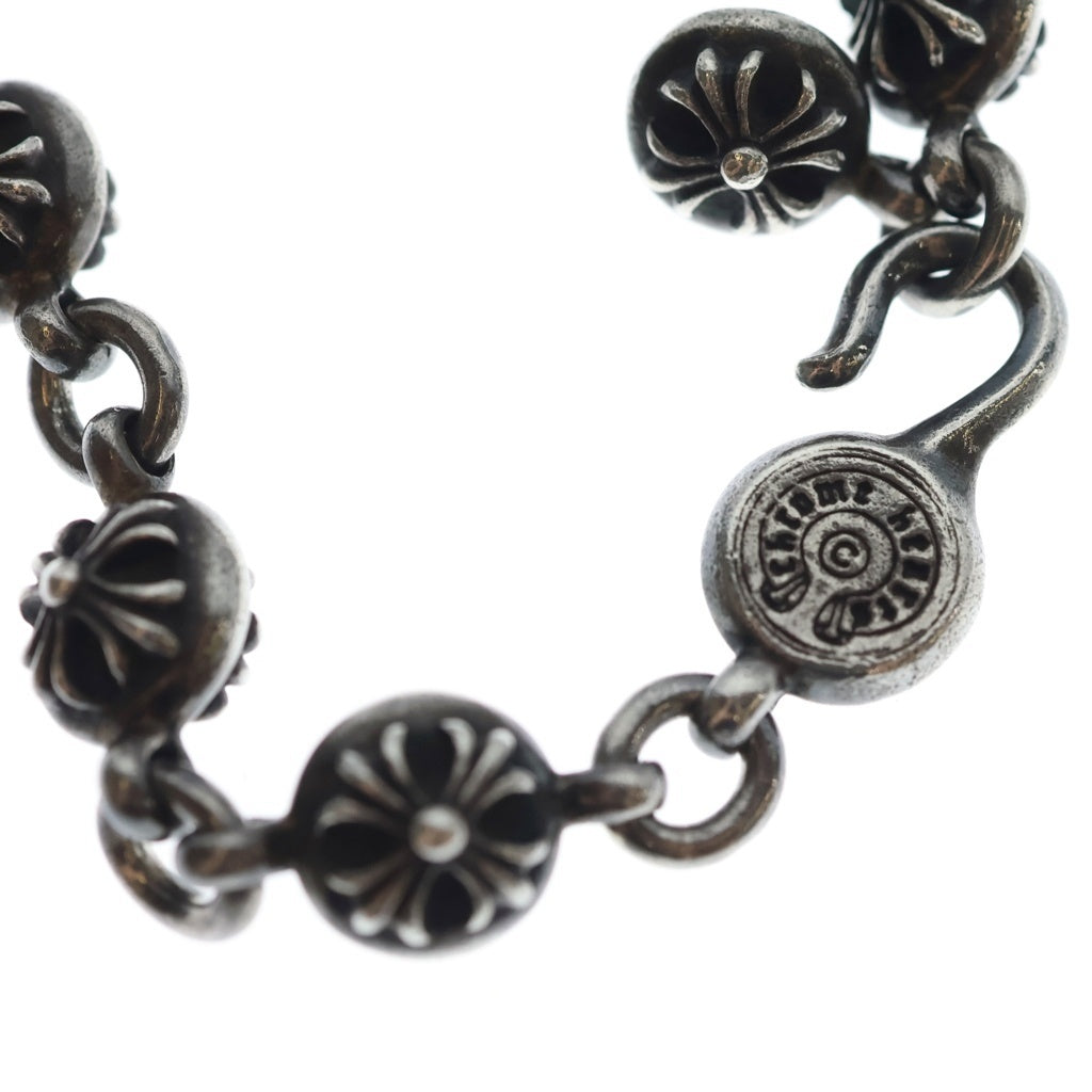 CHROME HEARTS(クロムハーツ) NO2 BALL #2クロスボールブレスレット シルバー BCA176