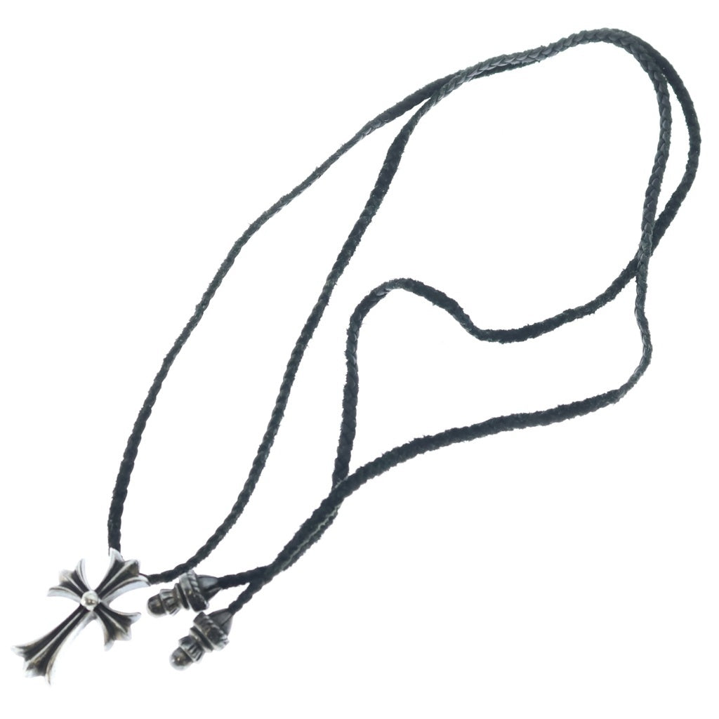 CHROME HEARTS(クロムハーツ) CH CRS SMLスモールCHクロス BC ボロチップブレイド ネックレス シルバー BCA220
