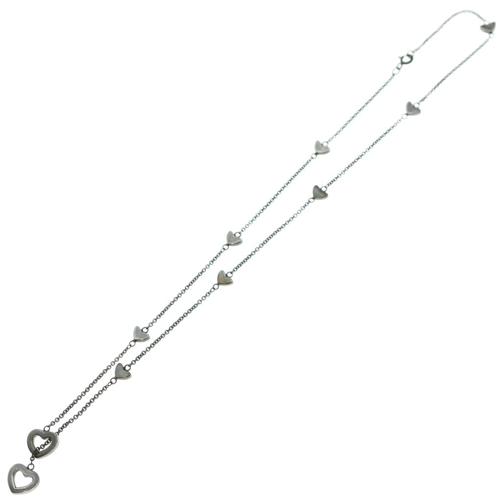 TIFFANY & Co.(ティファニー) ハートリンク ラリアット ネックレス シルバー レディース