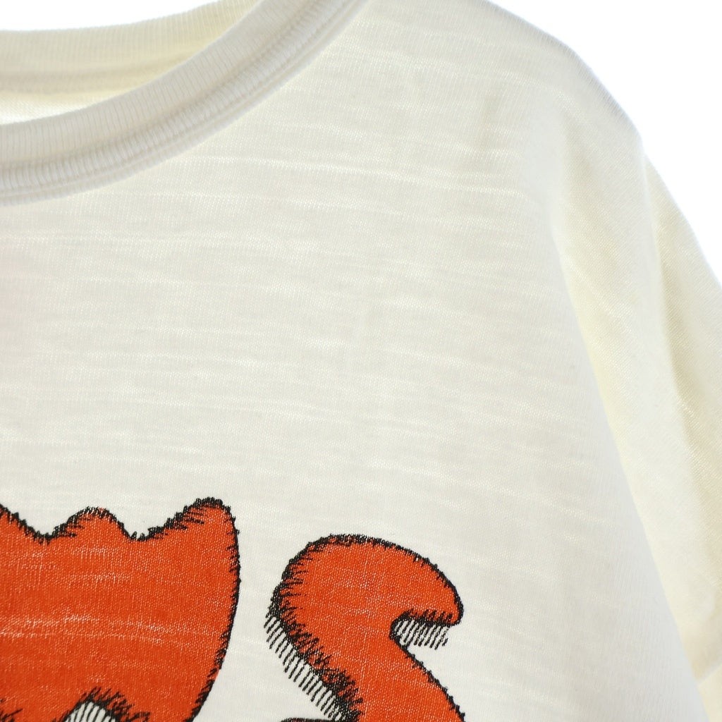 HUMAN MADE(ヒューマンメイド) ×KAWS フロントロゴ 半袖Tシャツ カットソー ホワイト