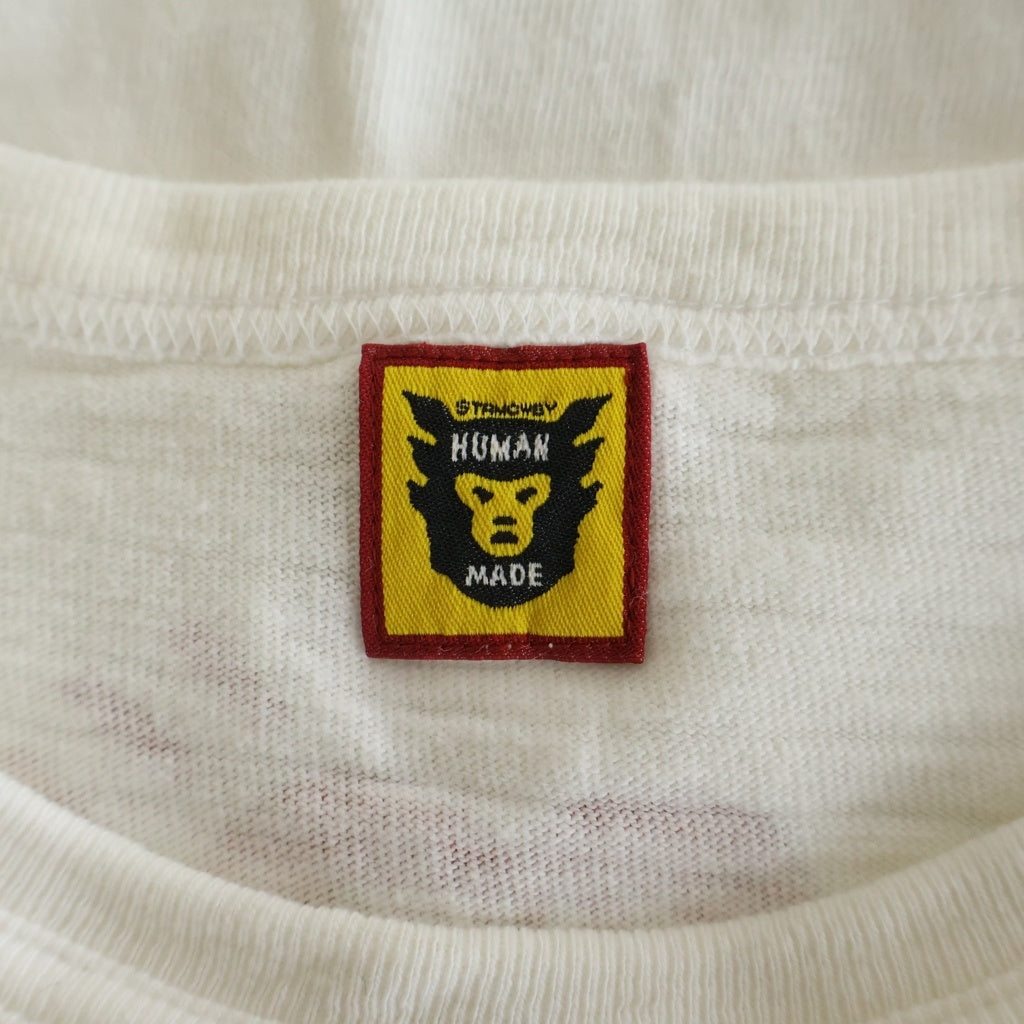HUMAN MADE(ヒューマンメイド) ×KAWS フロントロゴ 半袖Tシャツ カットソー ホワイト