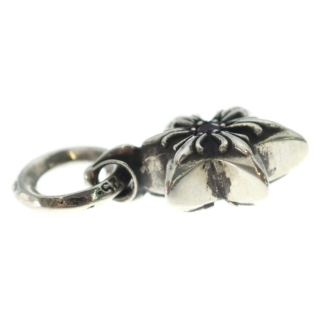 CHROME HEARTS(クロムハーツ) OLD STAR CHARM 1RBY オールド 6ポイント 片面1ルビー スターチャーム シルバーネックレストップ
