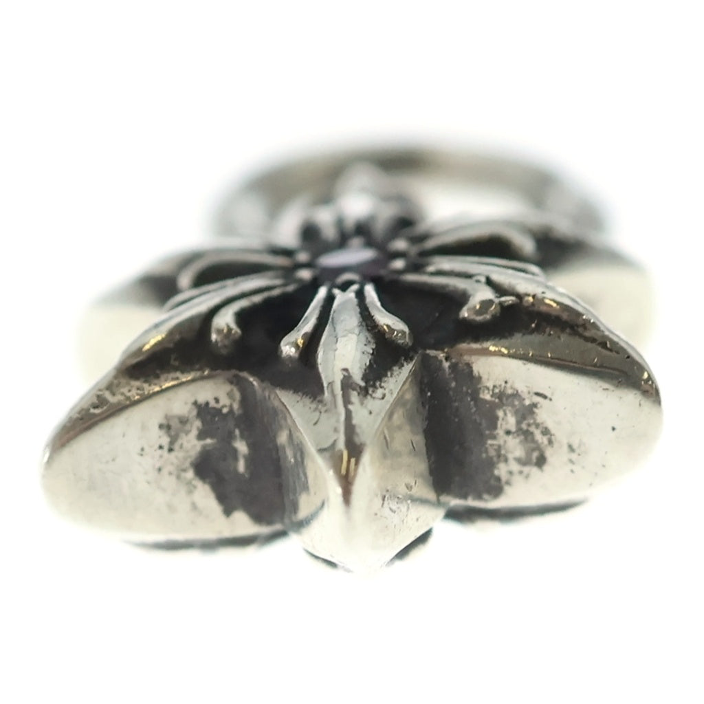 CHROME HEARTS(クロムハーツ) OLD STAR CHARM 1RBY オールド 6ポイント 片面1ルビー スターチャーム シルバーネックレストップ