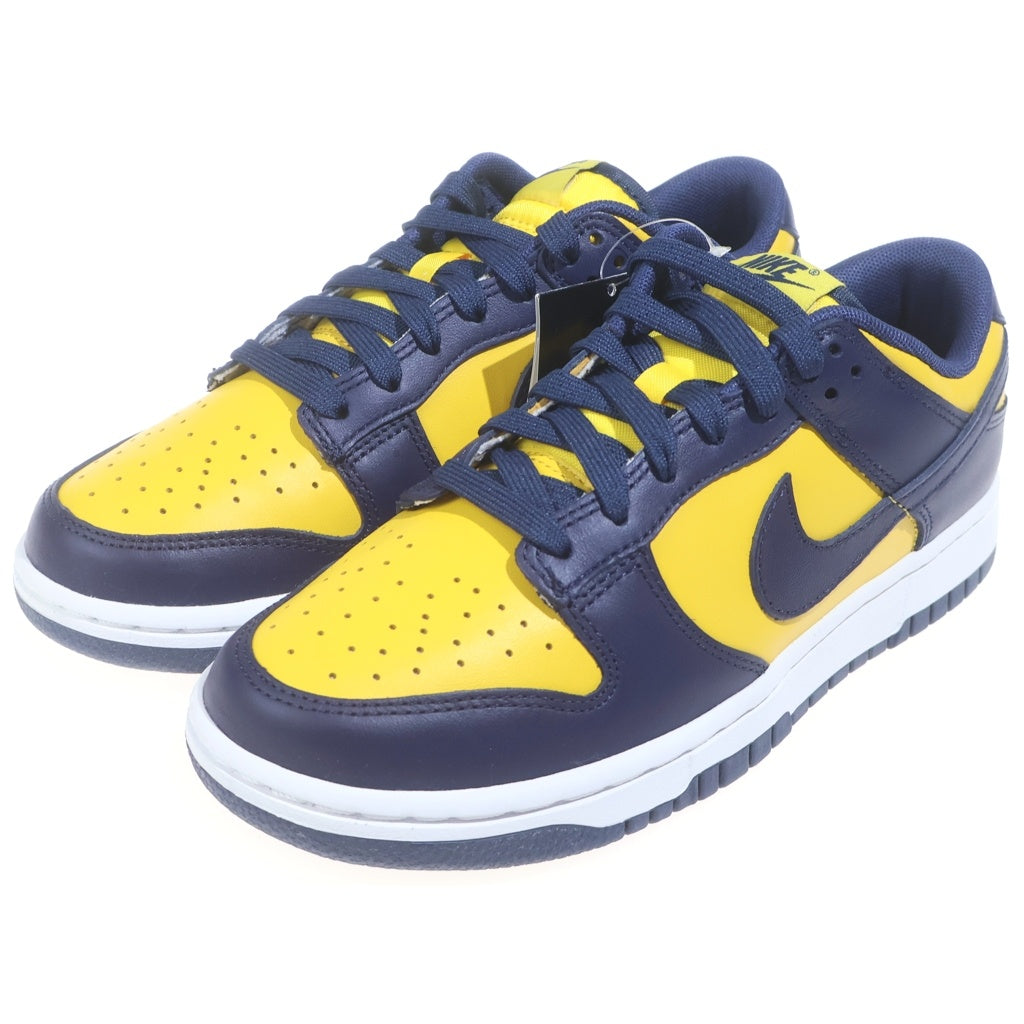 NIKE(ナイキ) Dunk Low Michigan DD1391-700 ダンク ロー ミシガン ローカットスニーカー シューズ US6/24.0cm オレンジ/ネイビー