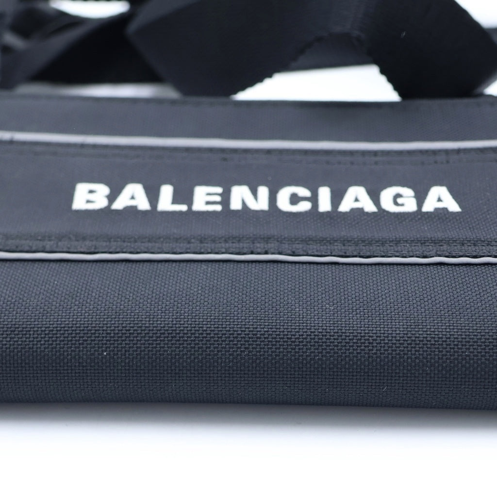 BALENCIAGA(バレンシアガ) LOGO SHOULDER WALLET 638131 ロゴ刺繍ショルダーウォレット ショルダーバッグ ブラック レディース