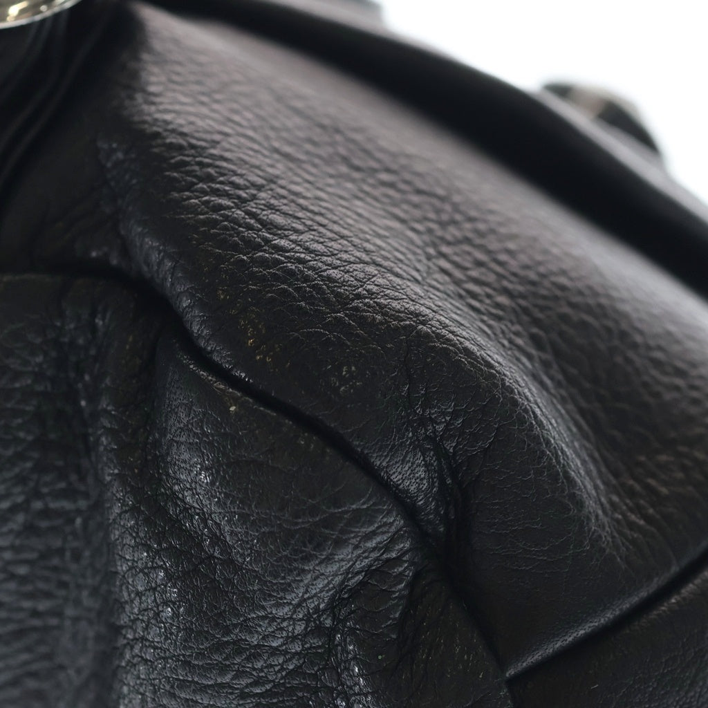 CHROME HEARTS(クロムハーツ) SNAT PACK MINI スナットパックミニ ダガージップ ガンスリンガーベルト レザーウエストバッグ ブラック レディース