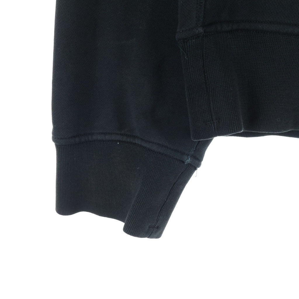 STONE ISLAND(ストーンアイランド) ガーメントダイ プルオーバー スウェットパーカー フーディ ブラック ブラック