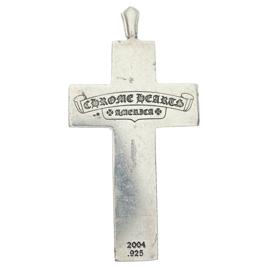CHROME HEARTS(クロムハーツ) FRMD CRS マルチフレームドクロス ペンダント シルバーネックレストップ