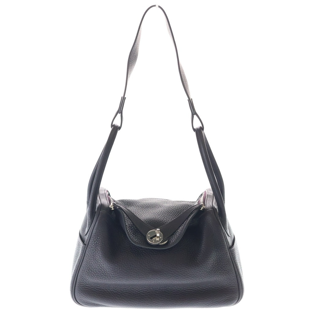 HERMES(エルメス) リンディ26 パープル トリヨンクレマンス 2wayバッグ シルバー金具 X刻印 レディース