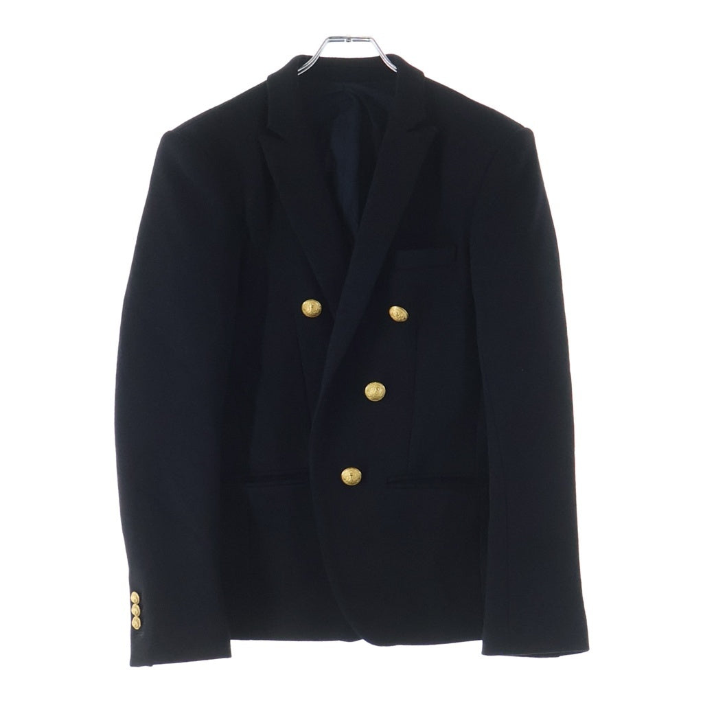 BALMAIN(バルマン) Wool Jacket W7H7746J071 金ボタン ウールジャケット ブラック