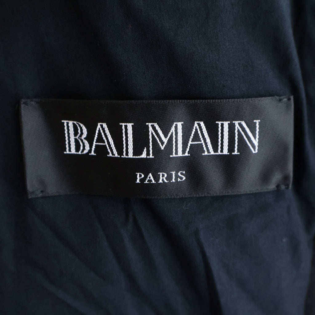 BALMAIN(バルマン) Wool Jacket W7H7746J071 金ボタン ウールジャケット ブラック