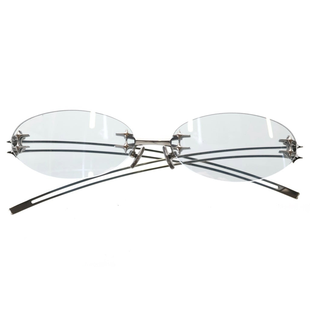 GENTLE MONSTER(ジェントルモンスター) NODE sunglasses リムレスサングラス アイウェア シルバー