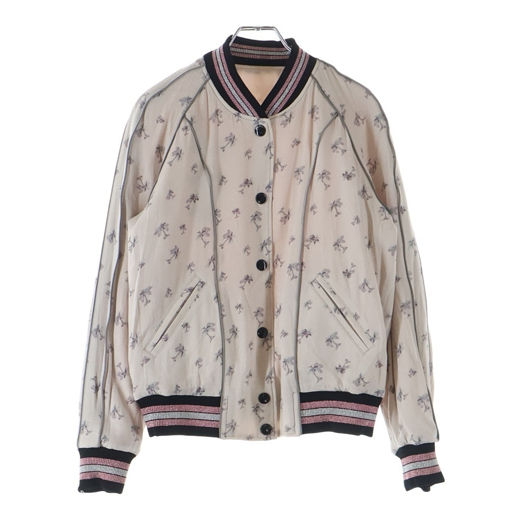 COACH(コーチ) Reversible souvenir jacket ココヤシ刺繍 リバーシブル スーベニアジャケット ピンク レディース