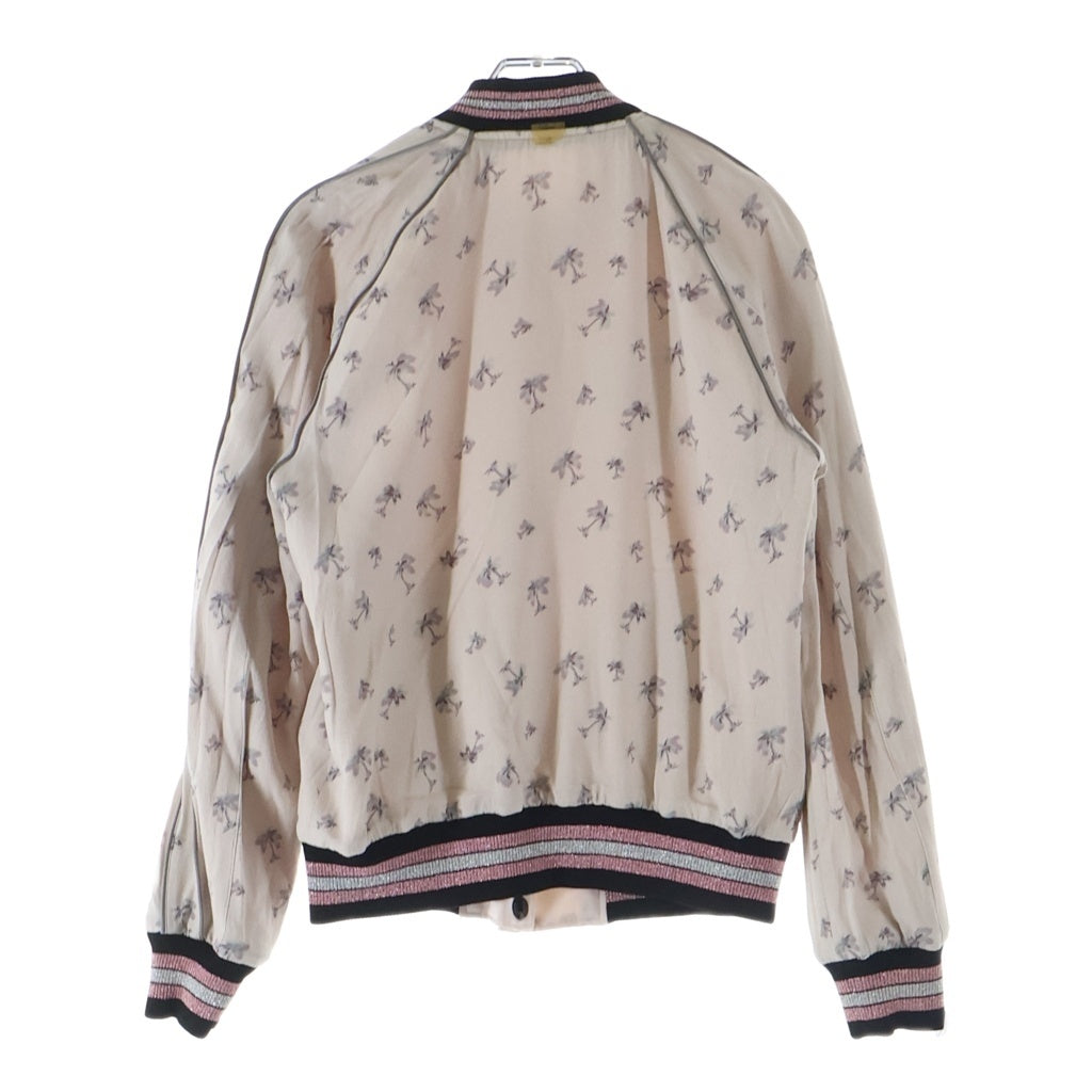 COACH(コーチ) Reversible souvenir jacket ココヤシ刺繍 リバーシブル スーベニアジャケット ピンク レディース