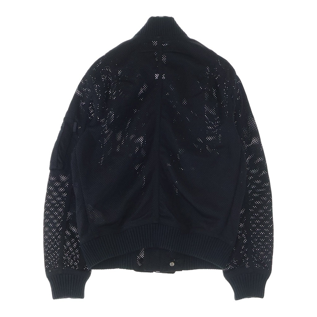GIVENCHY(ジバンシィ) Mesh Blouson MA-1 17S 7007 016 メッシュ ジップアップブルゾン ブラック