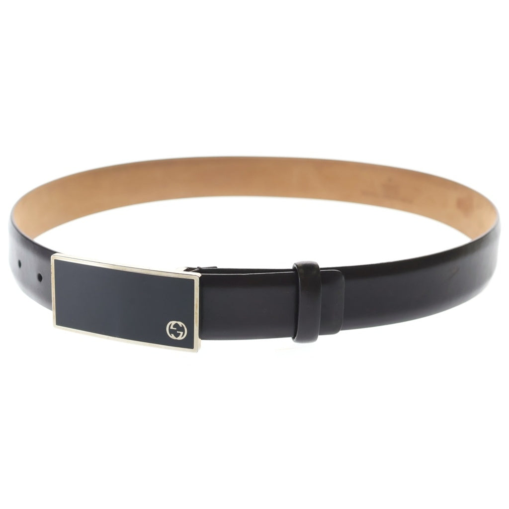 GUCCI(グッチ) GG LOGO BELT 181475 GGロゴ レザーベルト ブラウン