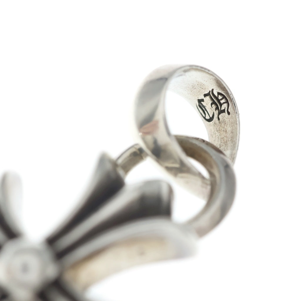 CHROME HEARTS(クロムハーツ) CH CRS SML W/BALE Wベイル スモールCHクロス ペンダントトップ シルバー BCA218