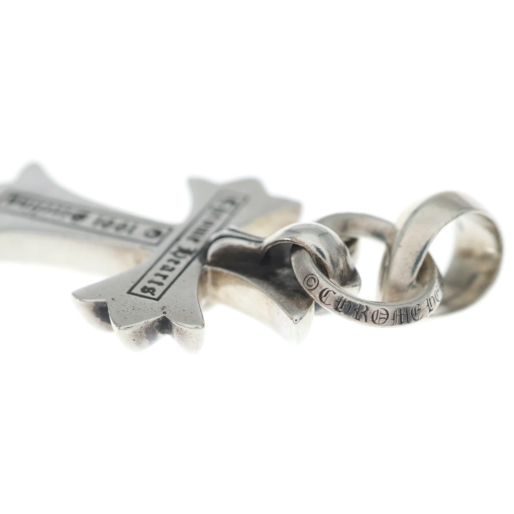 CHROME HEARTS(クロムハーツ) CH CRS SML W/BALE Wベイル スモールCHクロス ペンダントトップ シルバー BCA218