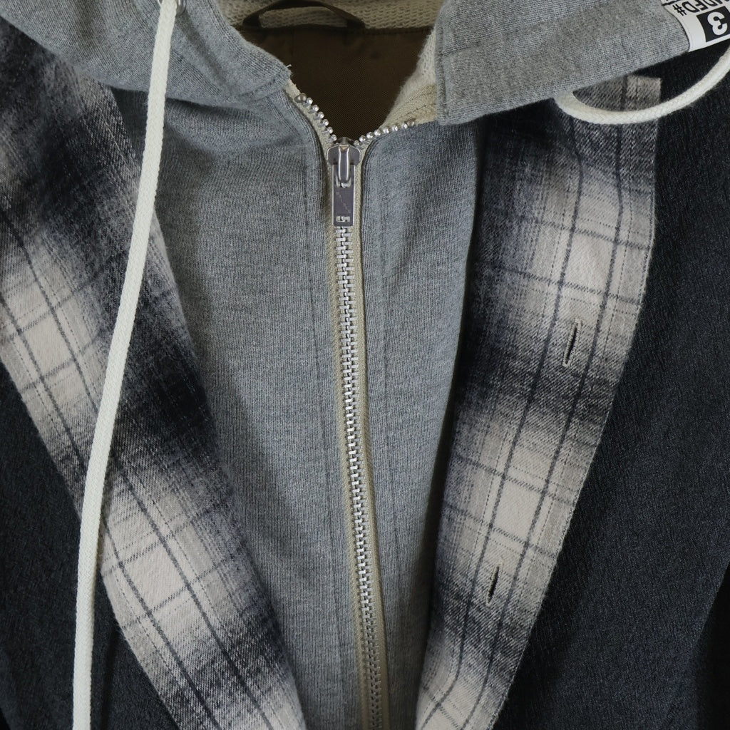 MAISON MIHARAYASUHIRO(メゾンミハラヤスヒロ) TRIPLE LAYERED BLAZER J15JK131 トリプル レイヤード ブレザー テーラードジャケット グレー