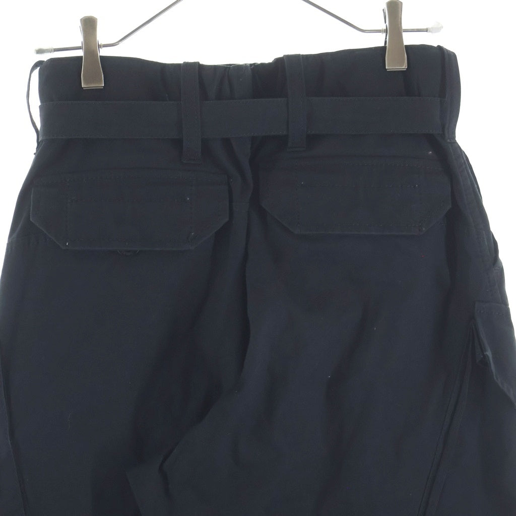 Sacai(サカイ) 21AW COTTON OXFORD PANTS 21-02596M コットン オックスフォード カーゴパンツ ブラック