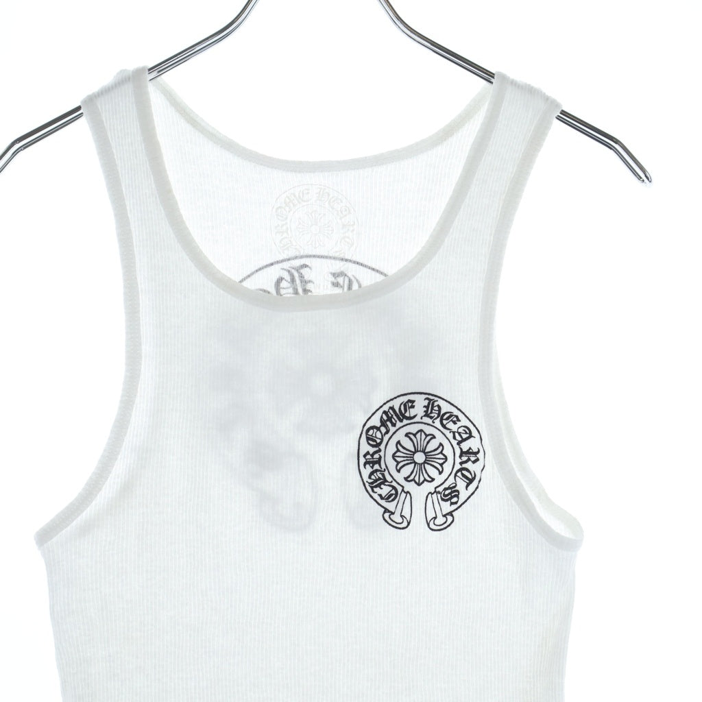 CHROME HEARTS(クロムハーツ) HORSESHOE PRINT TANK TOP ホースシュー タンクトップ ホワイト レディース