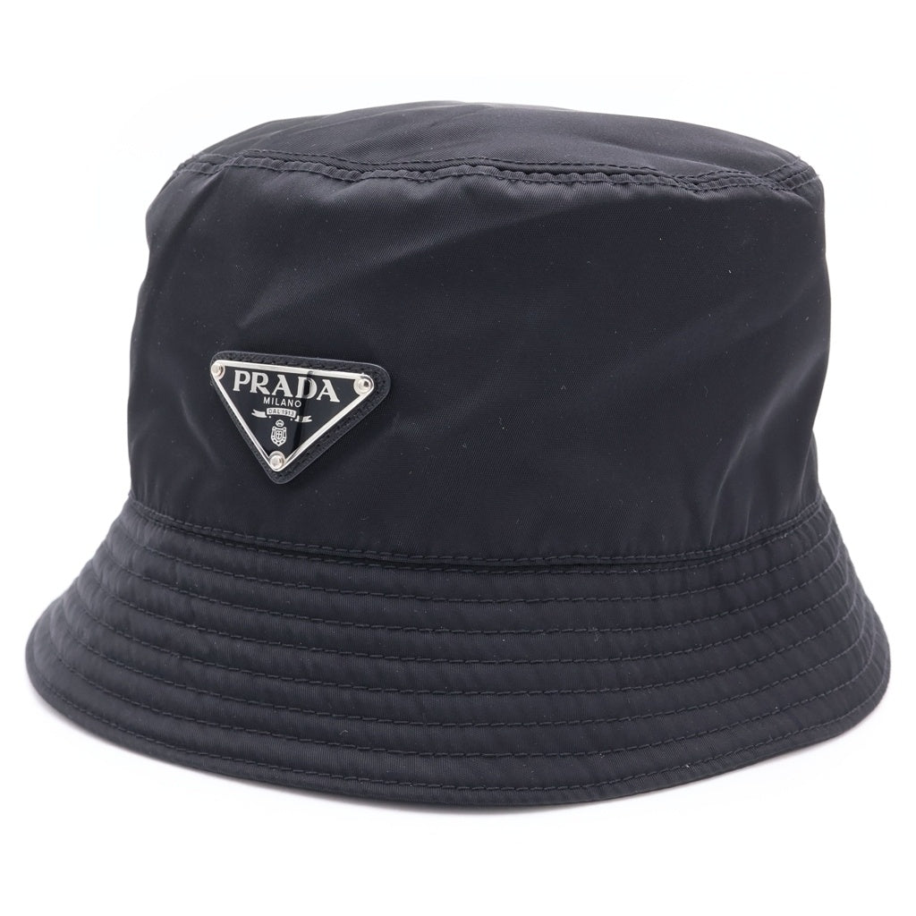 PRADA(プラダ) Re-Nylon バケットハット ブラック 帽子 1HC137 レディース
