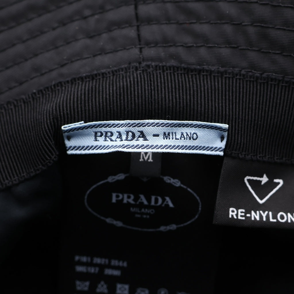 PRADA(プラダ) Re-Nylon バケットハット ブラック 帽子 1HC137 レディース