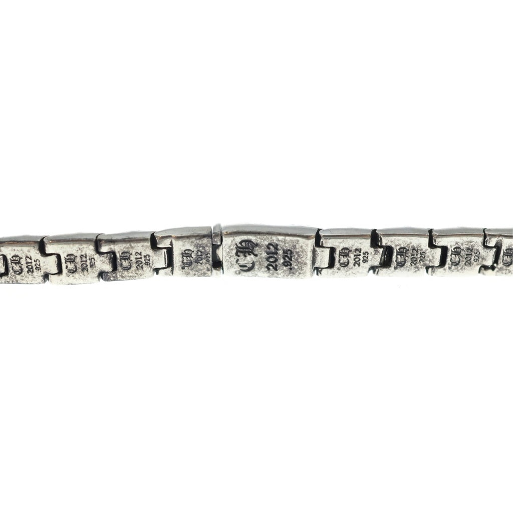 CHROME HEARTS(クロムハーツ) PYRAMID PLS LNK 1/4 BRACELET 29LINK ピラミッドプラスリンク ブレスレット シルバー
