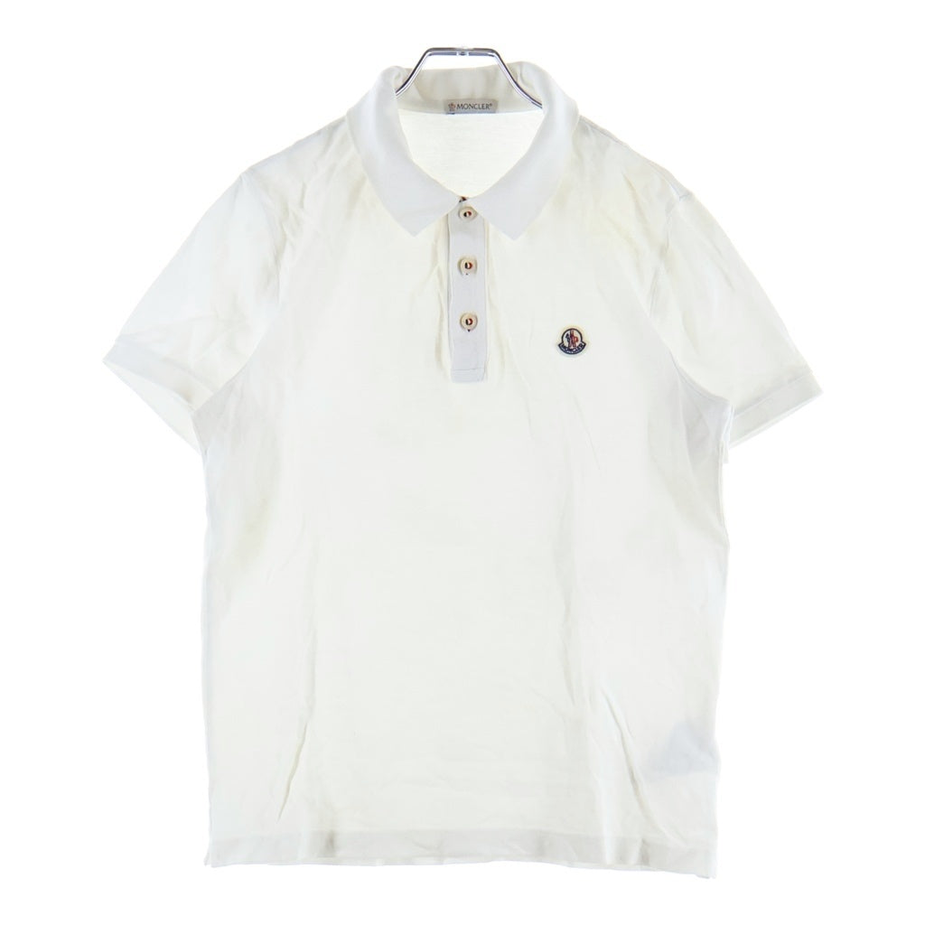 MONCLER(モンクレール) MAGLIA POLO MANICA CORTA C10918340800 ポロシャツ ホワイト