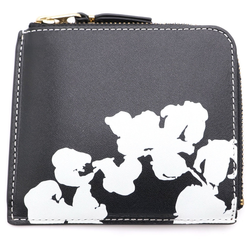 COMME des GARCONS(コムデギャルソン) ×DENIM TEARS WREATH BLACK SA3100CW リーズデザイン コインケース ブラック レディース