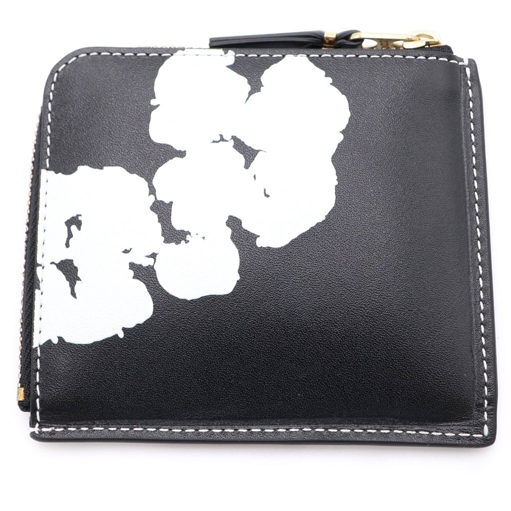 COMME des GARCONS(コムデギャルソン) ×DENIM TEARS WREATH BLACK SA3100CW リーズデザイン コインケース ブラック レディース