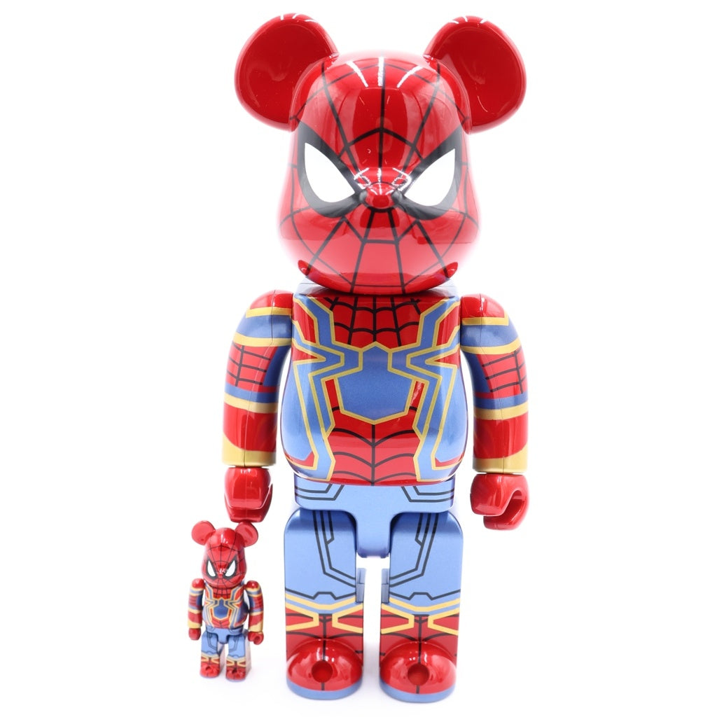 BE@RBRICK(ベアブリック) IRON SPIDER 100%&400% アイアン スパイダーマン メディコムトイ